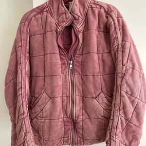 Worn twice and like brand new free people dolman quilted jacket